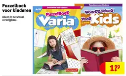 Kruidvat Puzzelboek voor kinderen aanbieding