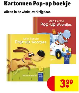 Kruidvat Kartonnen Pop-up boekje aanbieding