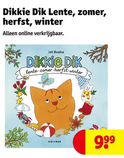 Kruidvat Dikkie dik lente, zomer, herfst, winter aanbieding