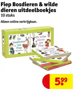 Kruidvat Fiep bosdieren & wilde dieren uitdeelboekjes aanbieding