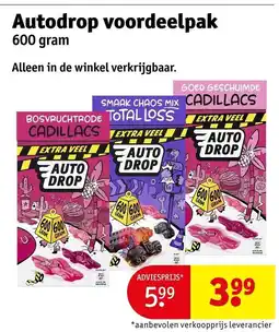 Kruidvat Autodrop voordeelpak aanbieding