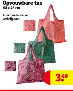 Kruidvat Opvouwbare tas aanbieding