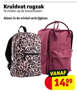 Kruidvat Kruidvat rugzak aanbieding