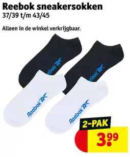 Kruidvat Reebok sneakersokken aanbieding