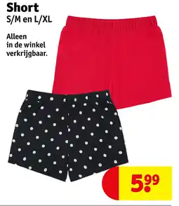 Kruidvat Short aanbieding