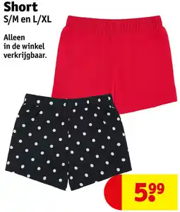 Kruidvat Short aanbieding