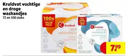 Kruidvat Kruidvat vochtige en droge washandjes aanbieding