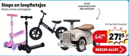 Kruidvat Eco Toys Retro loopauto aanbieding