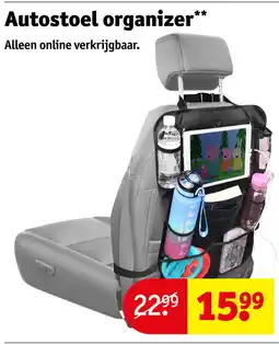 Kruidvat Autostoel organizer aanbieding