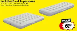 Kruidvat Luchtbed 1 of 2 persoons aanbieding