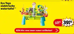 Kruidvat Eco toys elektrische watertafel aanbieding