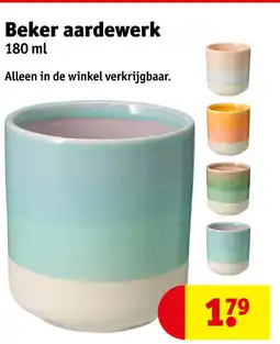 Kruidvat Beker aardewerk aanbieding