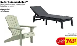 Kruidvat Keter tuinmeubelen aanbieding