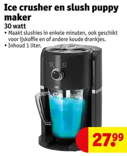 Kruidvat Ice crusher en slush puppy maker aanbieding
