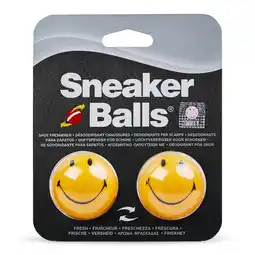 Foot Locker Sneaker Balls Happy Face Sport Accessoires Unisex - Geel - One Size - Plastic aanbieding