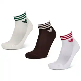 Foot Locker Adidas Ankle 3 Pack Sokken Unisex - Wit - Maat 40-42 - Katoen aanbieding