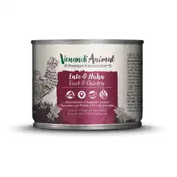Zooplus Voordeelpakket: 24x200g Venandi Animal Adult Cat Eend & Kip natvoer voor katten aanbieding