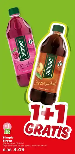 PLUS Slimpie Siroop aanbieding