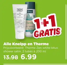 PLUS Alle Kneipp en Therme aanbieding