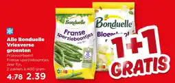 PLUS Alle Bonduelle Vriesverse groenten aanbieding