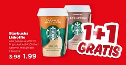 PLUS Starbucks IJskoffie aanbieding