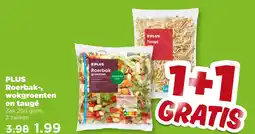 PLUS PLUS Roerbak-, wokgroenten en taugé aanbieding