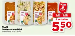 PLUS PLUS Oosterse maaltijd aanbieding