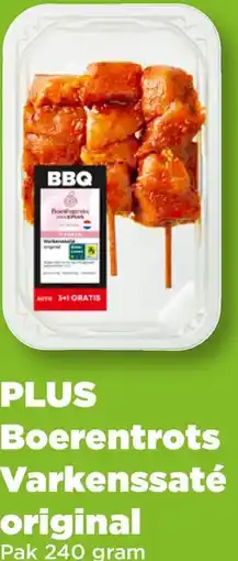 PLUS PLUS Boerentrots Varkenssaté original aanbieding