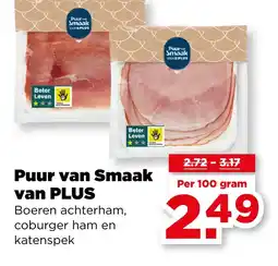 PLUS Puur van Smaakvan PLUS aanbieding