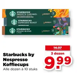 PLUS Starbucks by Nespresso Koffiecups aanbieding