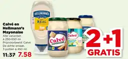 PLUS Calvé en Hellmann's Mayonaise aanbieding