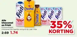 PLUS Alle Chocomel en Fristi aanbieding