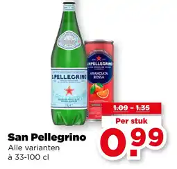 PLUS San Pellegrino aanbieding