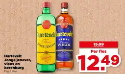 PLUS Hartevelt Jonge jenever, vieux en berenburg aanbieding