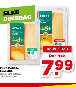 PLUS PLUS Goudse kaas 48+ aanbieding