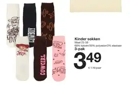 Zeeman Kinder sokken aanbieding