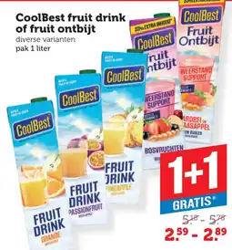 Coop CoolBest fruit drink aanbieding
