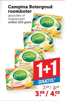 Coop Campina Botergoud roomboter aanbieding