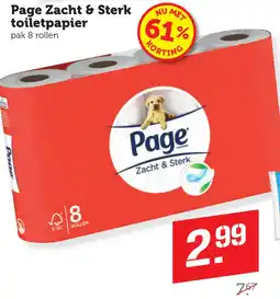 Coop Page zacht & sterk toiletpapier aanbieding