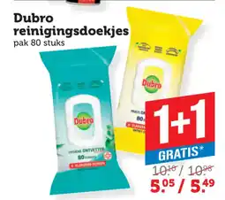 Coop Dubro reinigingsdoekjes aanbieding
