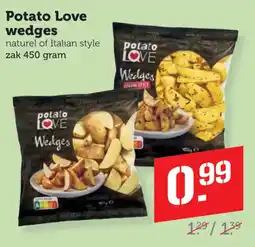 Coop Potato Love wedges aanbieding