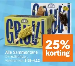 Albert Heijn Alle Sammontana aanbieding