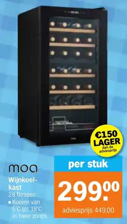 Albert Heijn Moa Wijnkoelkast aanbieding