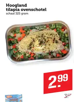 Coop Hoogland tilapia ovenschotel aanbieding