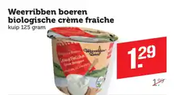 Coop Weerribben boeren biologische crème fraîche aanbieding