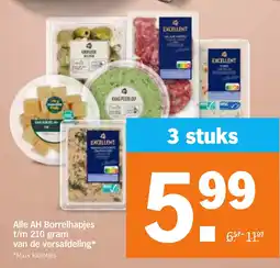 Albert Heijn Alle AH Borrelhapjes aanbieding