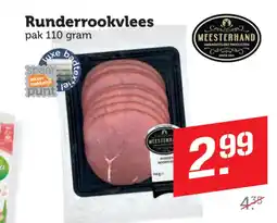 Coop Runderrookvlees aanbieding