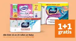Albert Heijn Alle Edet en Nalys rollen aanbieding