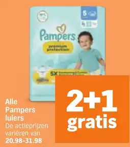 Albert Heijn Alle Pampers luiers aanbieding