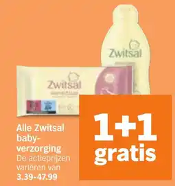 Albert Heijn Alle Zwitsal babyverzorging aanbieding